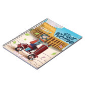 Carnet Affiche de voyage du dessin animé de Rome (Côté gauche)