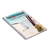 Carnet Affiche de voyage du parc national olympique Wolf (Côté Droit)