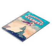 Carnet Affiche de voyage Expédition Everest (Côté gauche)