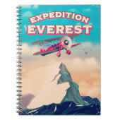 Carnet Affiche de voyage Expédition Everest (Devant)