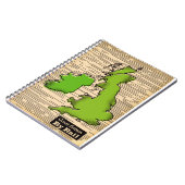 Carnet Affiche de voyage Grande-Bretagne en train (Côté gauche)