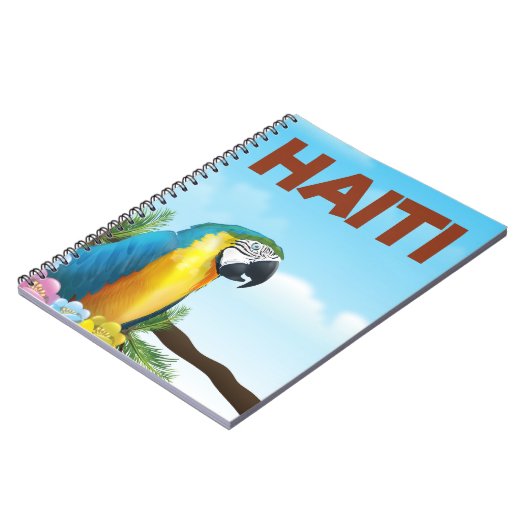 Carnet Affiche de voyage Haïti (Côté gauche)