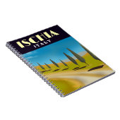 Carnet Affiche de voyage Ischia Italie (Côté Droit)