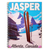 Carnet Affiche de voyage Jasper Alberta Canada (Devant)