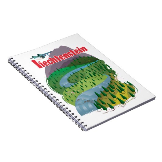 Carnet affiche de voyage liechtenstein (Côté Droit)