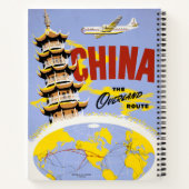 Carnet Affiche de voyage pour Northwest Orient Airlines (Dos)