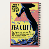 Carnet Affiche de voyage Promotion Sea Cliff, Long Island (Verso)