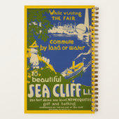 Carnet Affiche de voyage Promotion Sea Cliff, Long Island (Verso)