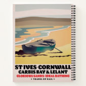 Carnet Affiche de voyage St Ives Cornwall (Dos)