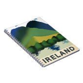 Carnet Affiche de voyage vintage d'Irlande (Côté Droit)