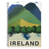Carnet Affiche de voyage vintage d'Irlande (Devant)