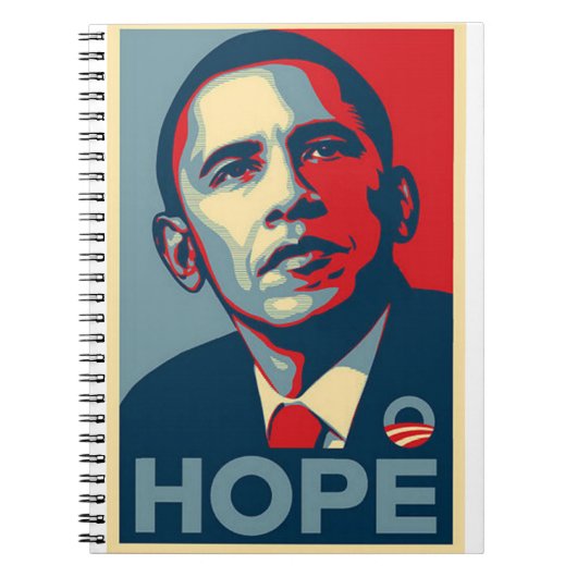 Carnet Affiche d'espoir de Barack Obama (Devant)