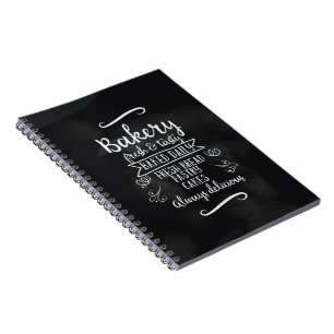 Carnet affiche en tableau de bord de la boulangerie de st