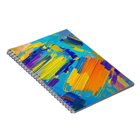 Carnet Affiche impressionnante design d'art abstrait (Côté Droit)