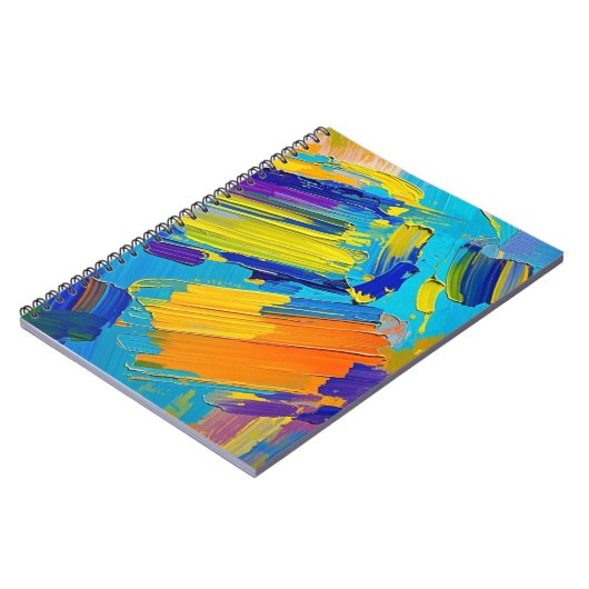 Carnet Affiche impressionnante design d'art abstrait (Côté gauche)