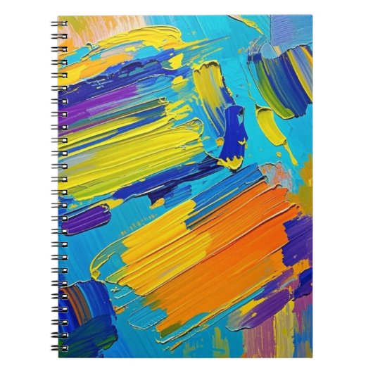Carnet Affiche impressionnante design d'art abstrait (Devant)
