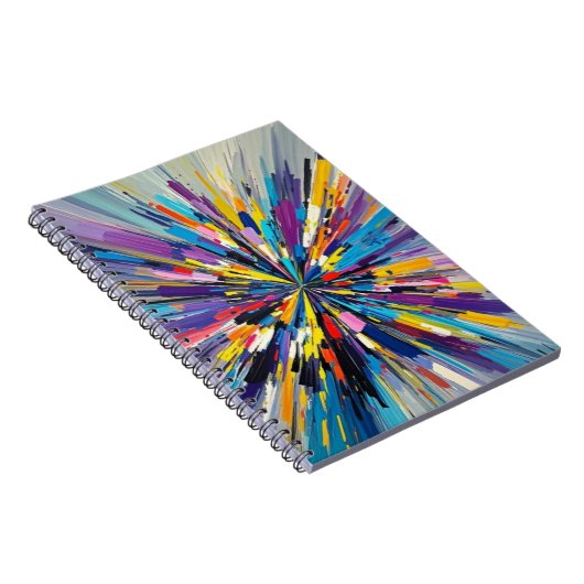 Carnet Affiche impressionnante design d'art abstrait (Côté Droit)