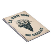 Carnet Affiche Le bon vin de Gaillac (Côté Droit)