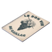 Carnet Affiche Le bon vin de Gaillac (Côté gauche)