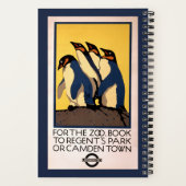 Carnet Affiche Pour Le Transport En Métro Au Zoo De Londr (Verso)