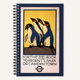 Carnet Affiche Pour Le Transport En Métro Au Zoo De Londr