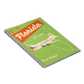 Carnet Affiche rétro de l'État de Floride. (Côté Droit)