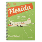 Carnet Affiche rétro de l'État de Floride. (Devant)