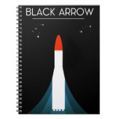 Carnet Affiche spatiale de la fusée britannique Black Arr (Devant)