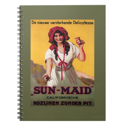 Carnet Affiche Sun-Maid California Raisin (Devant)