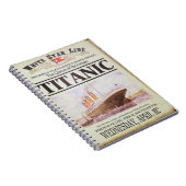 Carnet Affiche titanique (Côté Droit)