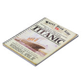 Carnet Affiche titanique (Côté gauche)
