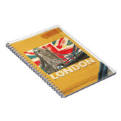 Carnet Affiche vintage de Londres (Côté Droit)