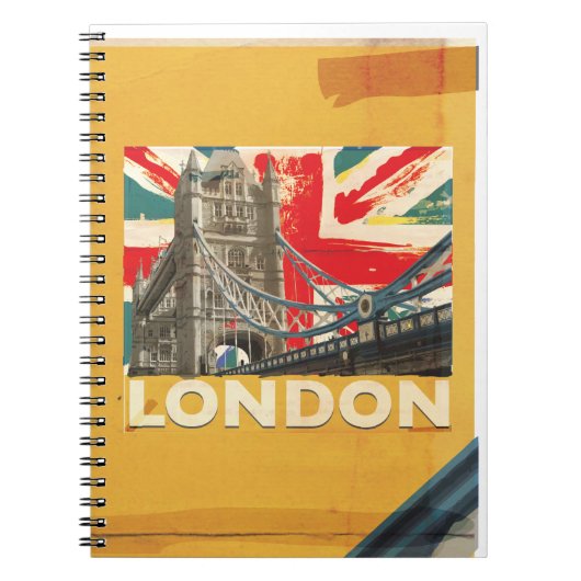 Carnet Affiche vintage de Londres (Devant)
