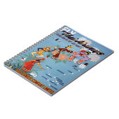 Carnet Affiche vintage thaïlandaise de transports aériens (Côté gauche)