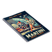 Carnet Affiches de voyage dans l'espace Martini, New York (Côté Droit)