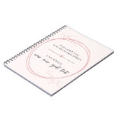 Carnet Affirmation douce de lâcher-prise (Côté gauche)
