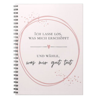 Carnet Affirmation douce de lâcher-prise