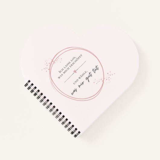 Carnet Affirmation douce de lâcher-prise (Devant)
