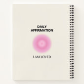 Carnet Affirmation quotidienne, Affirmation positive, Spi (Dos)