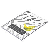 Carnet Affirmation Tiger Bouton de bande (Côté gauche)