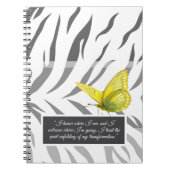 Carnet Affirmation Tiger Bouton de bande (Devant)