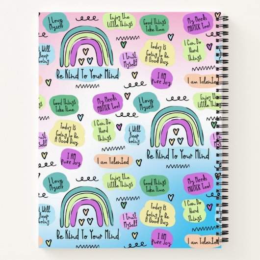 Carnet Affirmations positives (Dos)