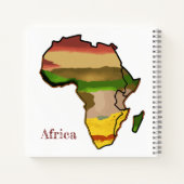 Carnet Africa map (Dos)