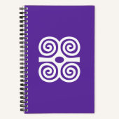 Carnet africain Adinkra (Recto)