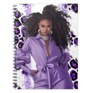 Carnet African American Black Queen Melanin Sista Shopp