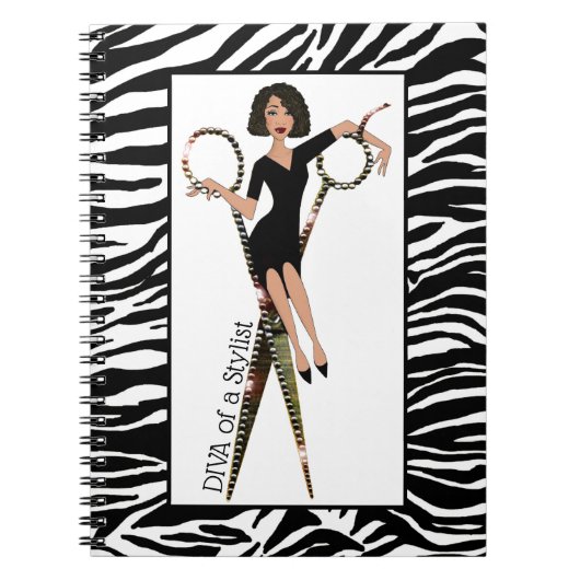 Carnet African American "Diva of a Stylist" Notebooks (Devant)