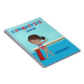 Carnet African American Gymnastique Girl Cute Custom (Côté Droit)