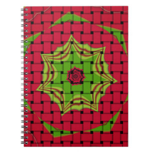 Carnet African Lovely Design rouge tissé