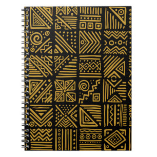 Carnet Afrique clash vintage sans couture motif dans l'et