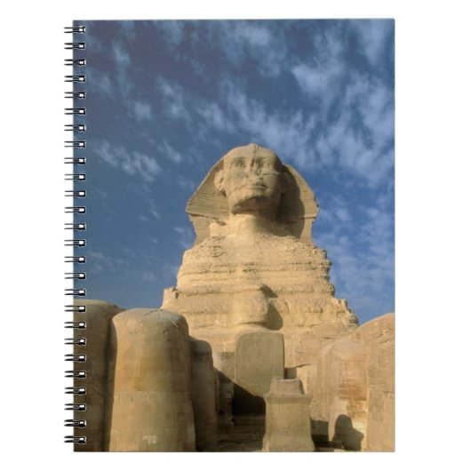 Carnet Afrique, Egypte, Caire, Plateau de Gizeh. Sphinx (Devant)